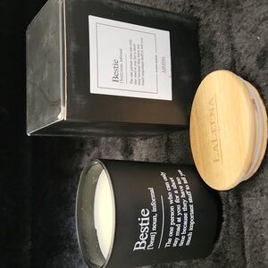 Ocean Breeze Scented Soy Candle with Wooden Lid By LaLeena "Bestie"